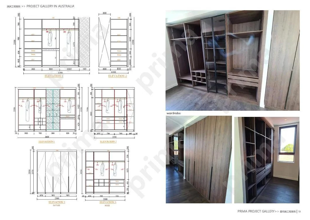 Australian Custom Modern Main Double Entrance Safety Gateway Cast Front Wrought Iron Door