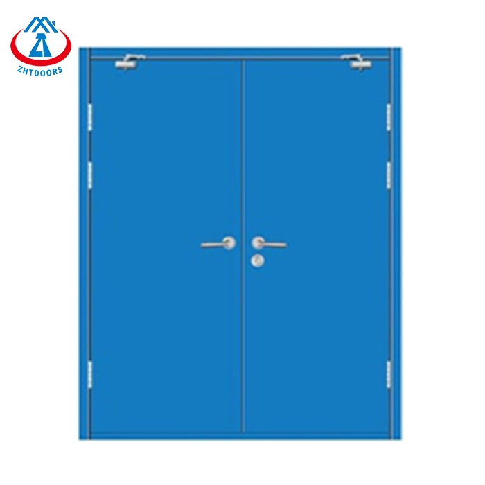 En Certificated Zhtdoors Ulul Certificated Price of Stainless Steel Fire Proof Rated Doors