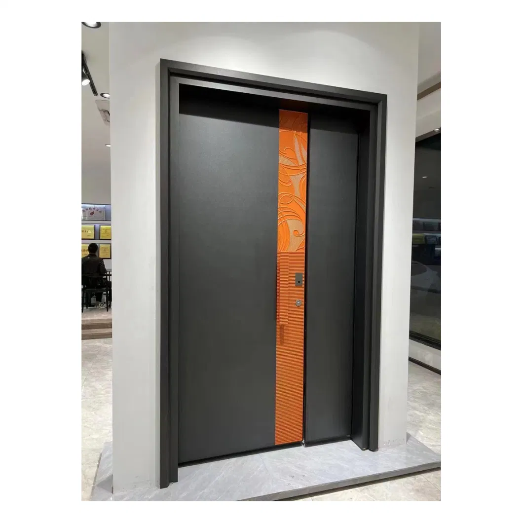 Armored Exterior Doors Steel Security Entrance for Villa