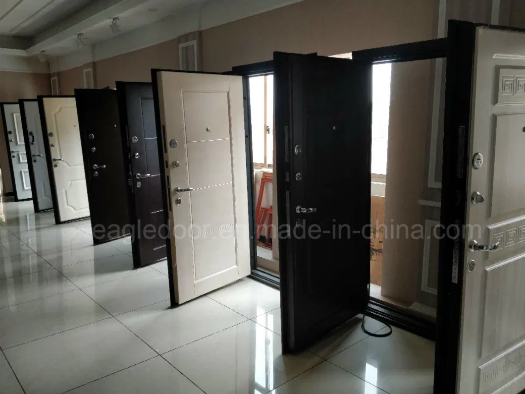 2021 Fancy Russia Turkey Armored Door Price Safety Steel Wood Doors Design