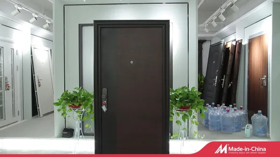 Porta d'ingresso in acciaio di alta qualità color rame